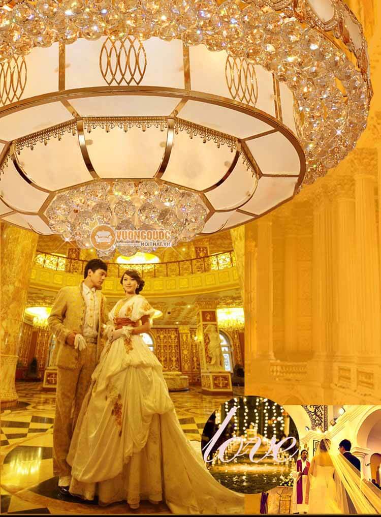 Đèn ốp trần nhập khẩu thiết kế sang trọng độc đáo CM218-2